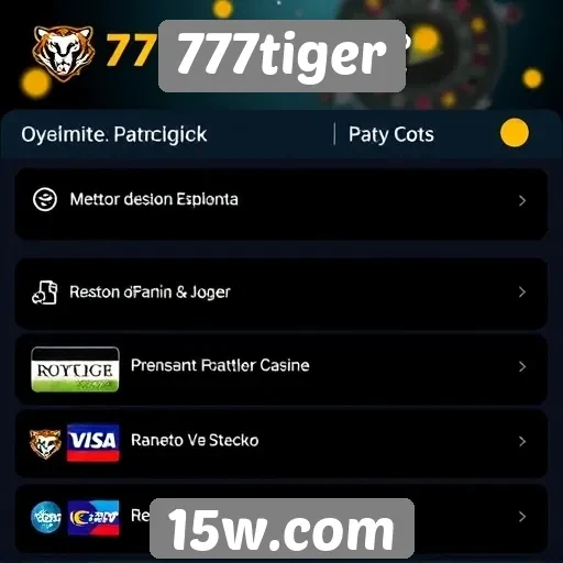 Métodos de pagamento aceitos no site 777tiger